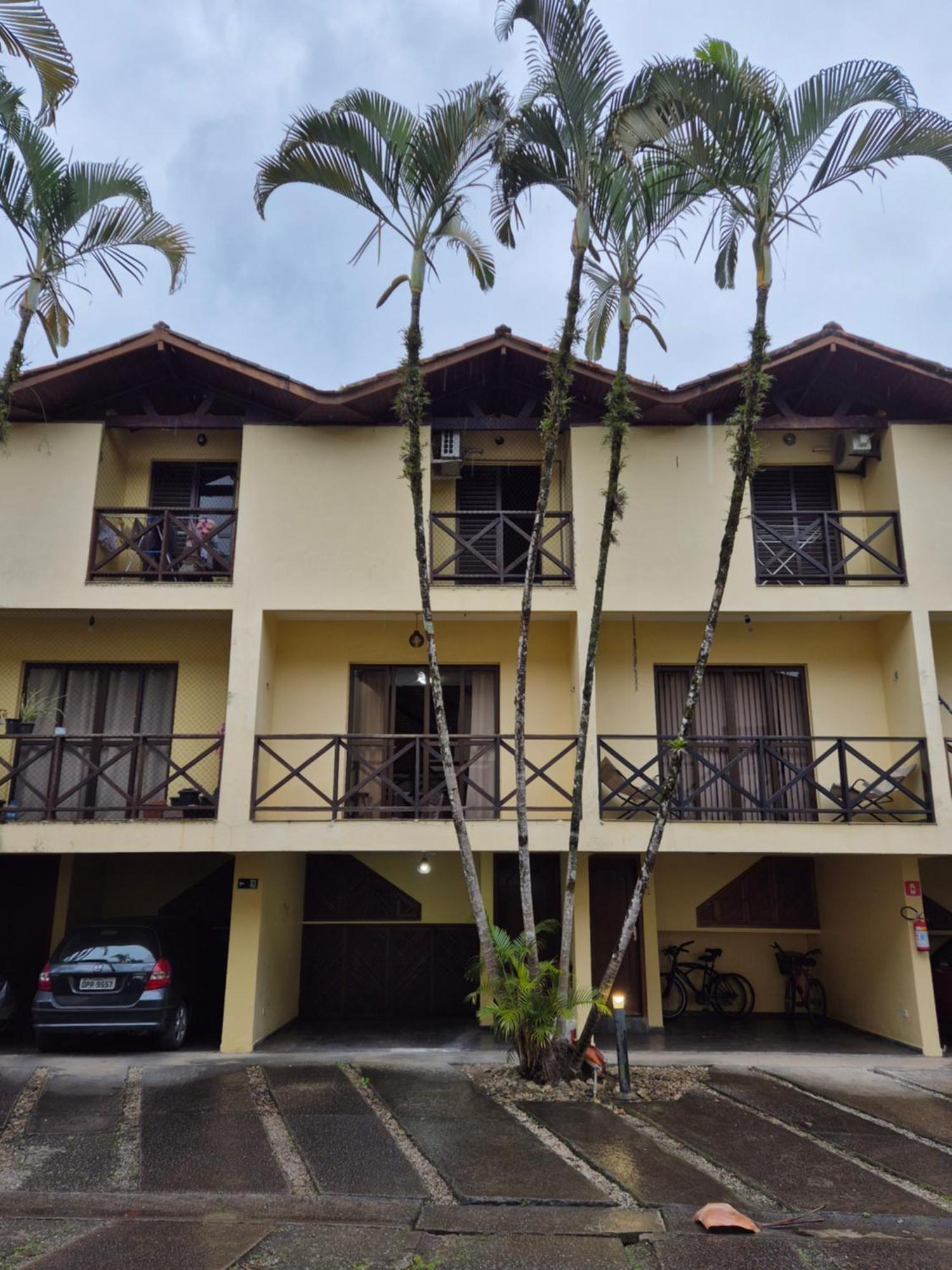 Casa 7 Em Ubatuba No Centro Condominio Com Piscina E Churrasqueira Exterior foto